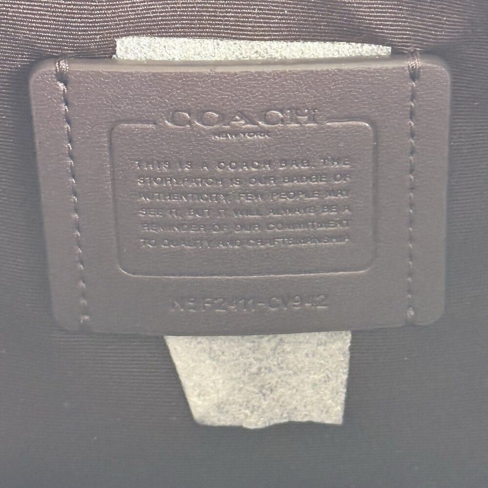 NWT Coach Georgia Satchel Bag Silver/Red CV942 NWT - Picture 7 of 16